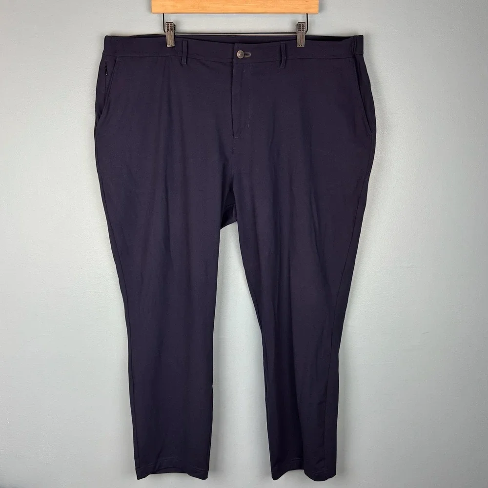 Lot of 2 Public Rec Performance Stretch Chino Pants Men 44x27 Blue Black Tapered